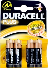 Duracell Plus AA test