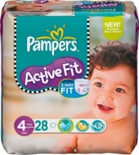 Pampers Active Fit test