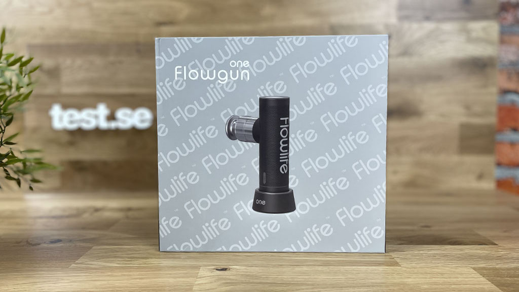 Bäst i test massagepistol - redaktionen testar Flowgun One.